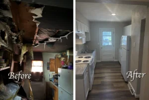 fire damage restoration